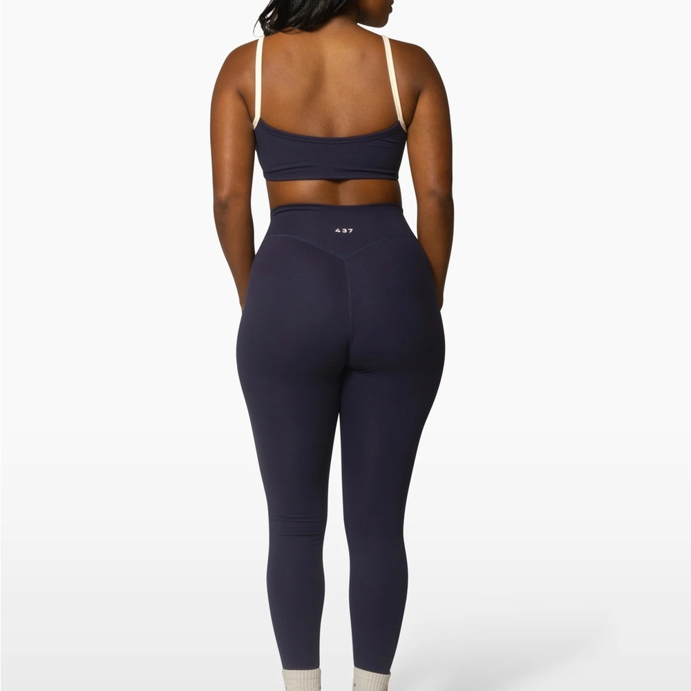 437 brand. The Essentials Legging / Navy. Women's Navy High-Waisted Leggings